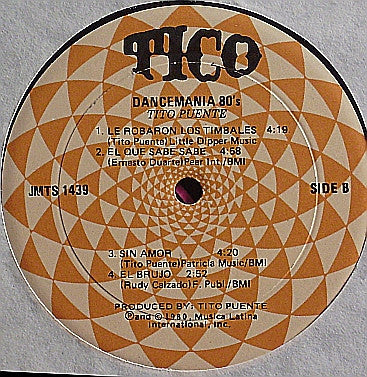 Tito Puente : Dancemania 80's (LP, Album)