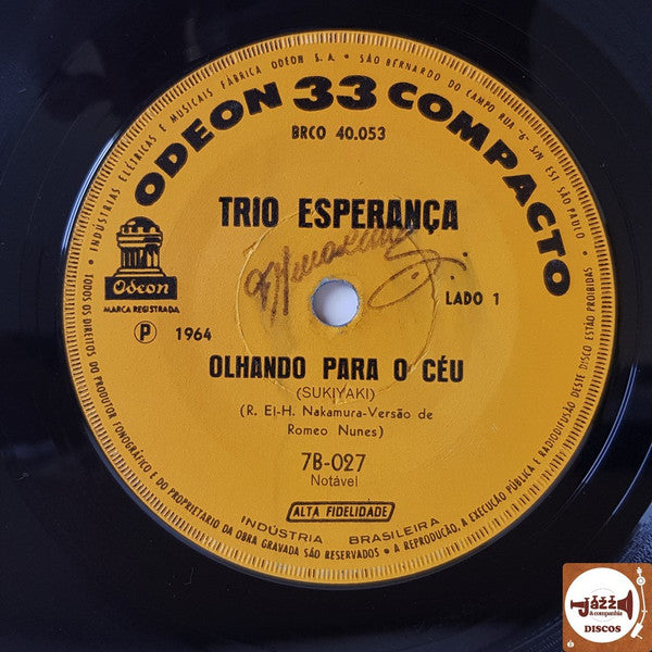 Trio Esperança : Olhando Para O Céu/Ensinando A Bossa-Nova (7")