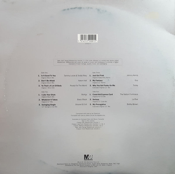 Various : New Jack Swing Mastercuts Volume 2 (2xLP, Comp, Gat)