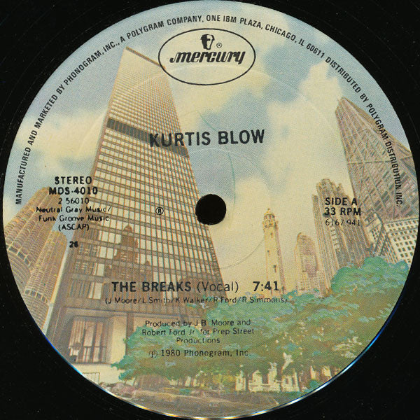 Kurtis Blow : The Breaks (12", Single, 26 )