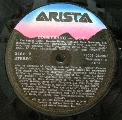 Various : Boomerang (Original Soundtrack Album) (LP, Comp)