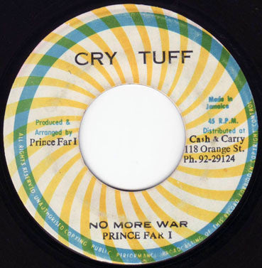 Prince Far I : No More War (7")