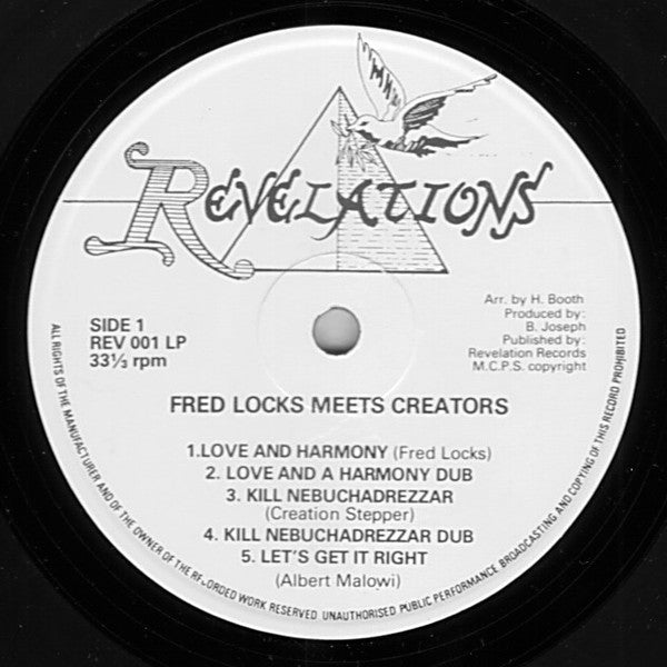 Fred Locks & The Steppers* : Nebuchadnezzar King Of Babylon (Fred Locks Meets Creators) (LP)