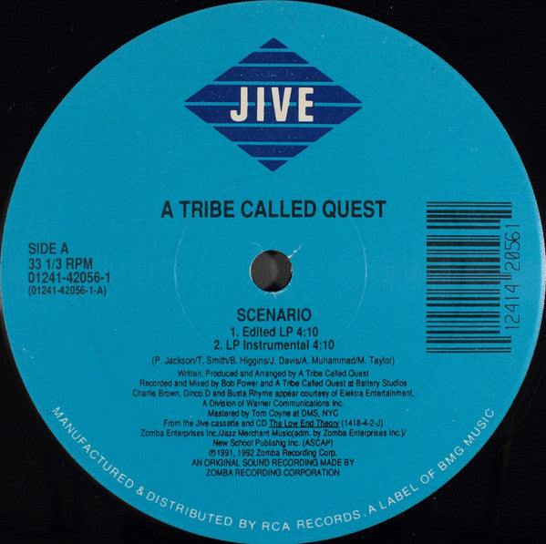 A Tribe Called Quest : Scenario (12", Single)