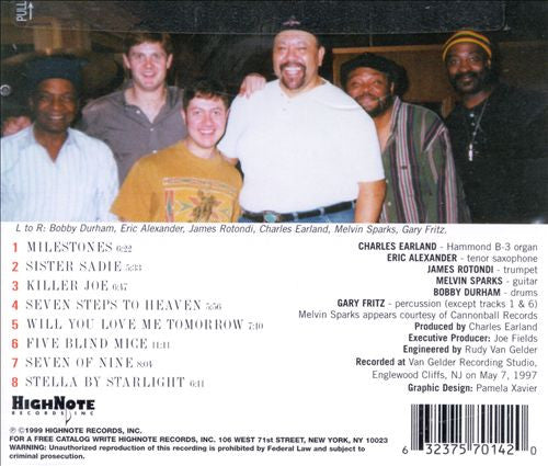 Charles Earland : Cookin' With The Mighty Burner (CD, Album)