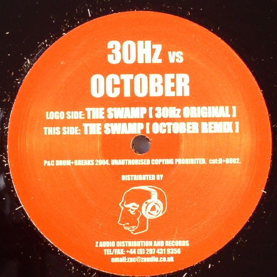30Hz VS October : The Swamp (12")