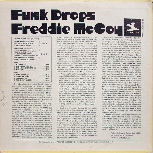 Freddie McCoy : Funk Drops (LP, Album)