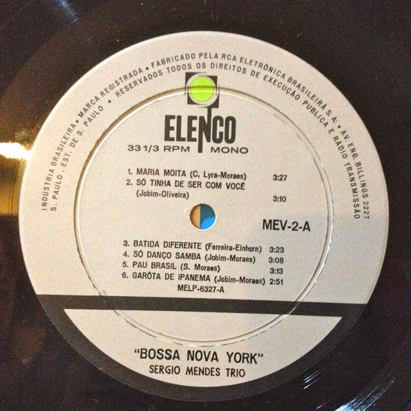 Sergio Mendes Trio*, Antonio Carlos Jobim, Phil Woods, Art Farmer, Hubert Laws : Bossa Nova York (LP, Album, Gre)