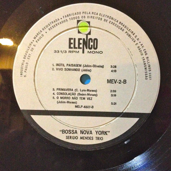 Sergio Mendes Trio*, Antonio Carlos Jobim, Phil Woods, Art Farmer, Hubert Laws : Bossa Nova York (LP, Album, Gre)