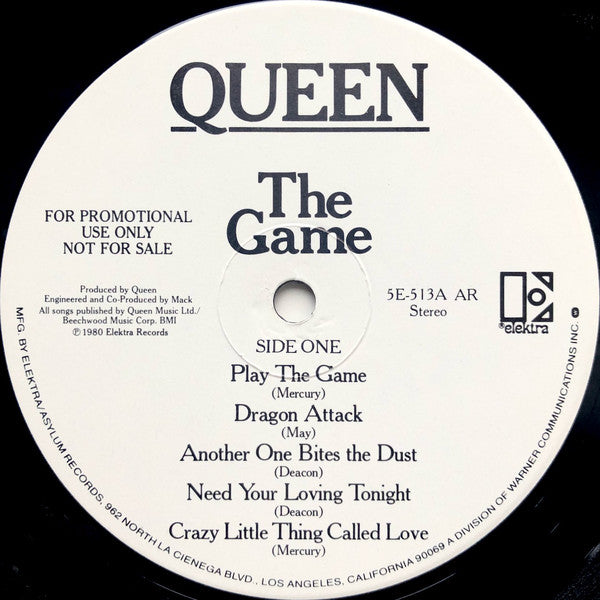 Queen : The Game (LP, Album, Promo, Foi)