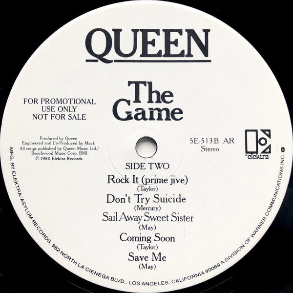 Queen : The Game (LP, Album, Promo, Foi)