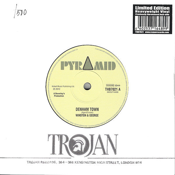 Winston & George / The Rio Grandes : Denham Town / Soldiers Take Over (7", Ltd)