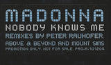 Madonna : Nobody Knows Me (12", Single, Promo)