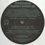 Madonna : Nobody Knows Me (12", Single, Promo)
