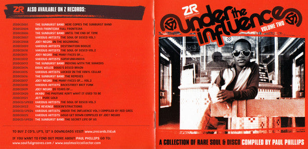 Paul Phillips (14) : Under The Influence Volume Two (A Collection Of Rare Soul & Disco) (2xCD, Comp)