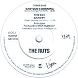 Ruts* : Babylon's Burning (7", Single)