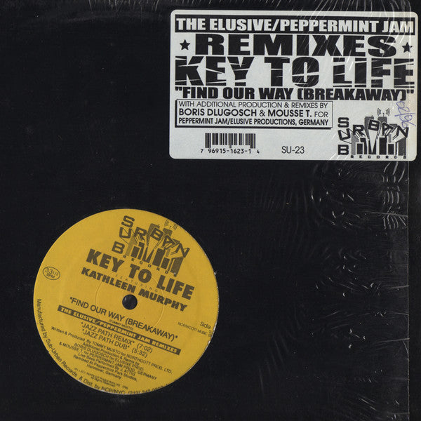 Key To Life Featuring Kathleen Murphy : Find Our Way (Breakaway) (The Elusive/Peppermint Jam Remixes) (12")