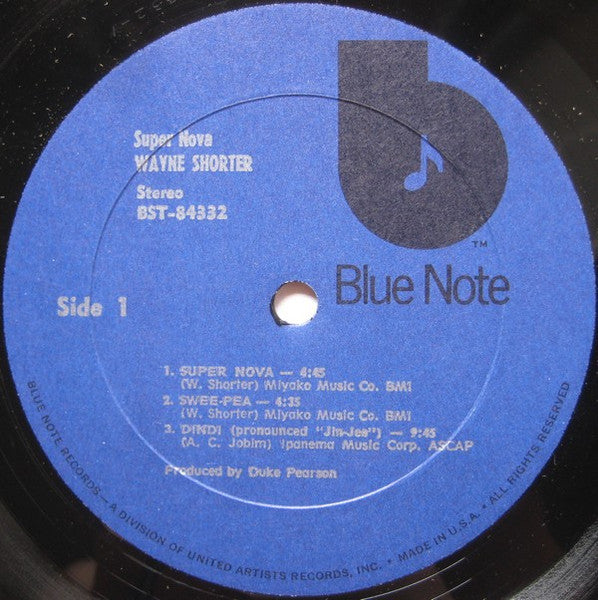 Wayne Shorter : Super Nova (LP, Album, RE, All)