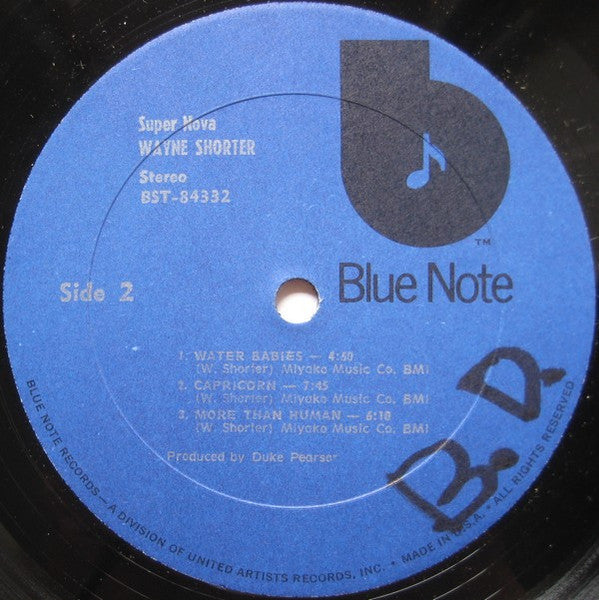 Wayne Shorter : Super Nova (LP, Album, RE, All)
