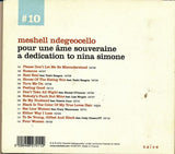 Meshell Ndegeocello* : Pour Une Âme Souveraine A Dedication To Nina Simone (CD, Album)