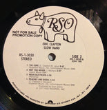 Eric Clapton : Slowhand (LP, Album, Promo)