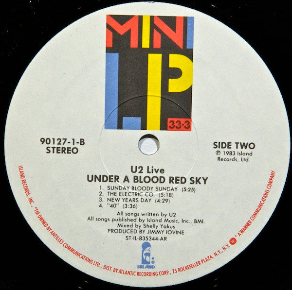 U2 : Live "Under A Blood Red Sky" (LP, MiniAlbum, AR )