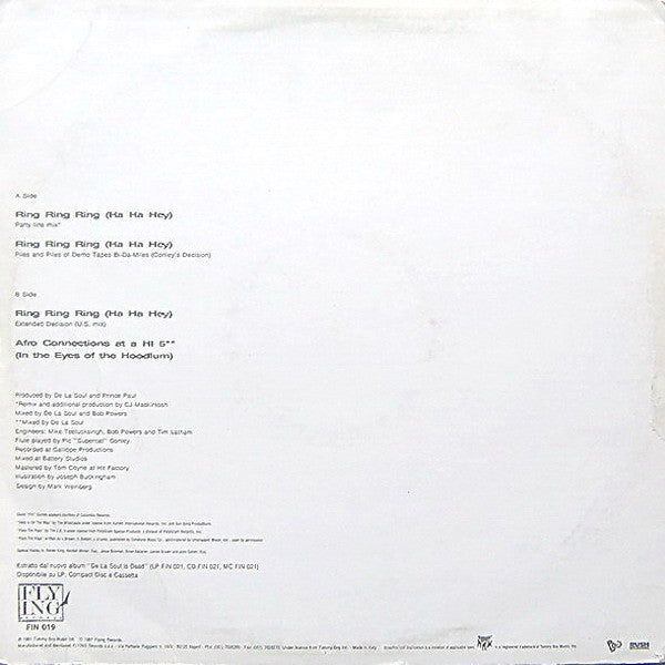 De La Soul : Ring Ring Ring (Ha Ha Hey) (12")