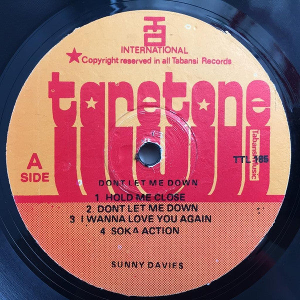 Sunny Davies Okoye : Don't Let Me Down (LP, Album)