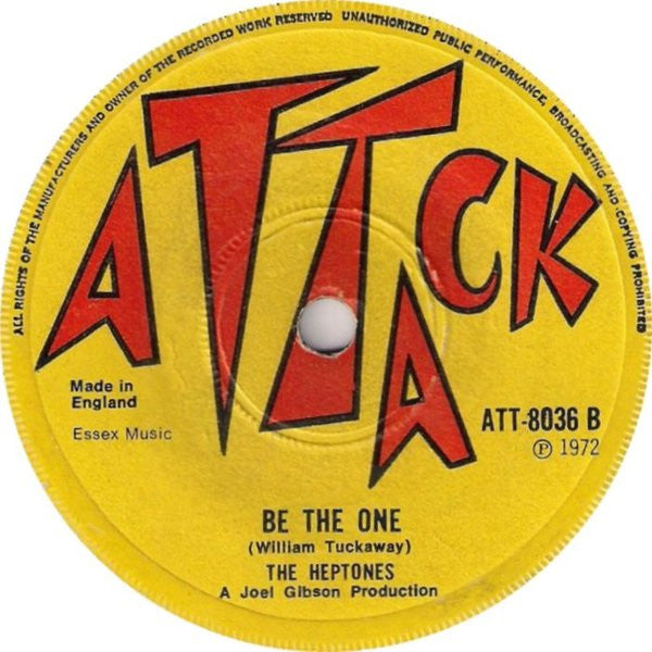 The Heptones : Save The Last Dance For Me / Be The One (7", Single)