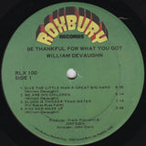 William DeVaughn : Be Thankful For What You Got (LP, Album, Son)