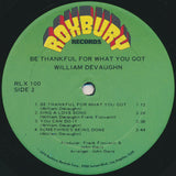William DeVaughn : Be Thankful For What You Got (LP, Album, Son)