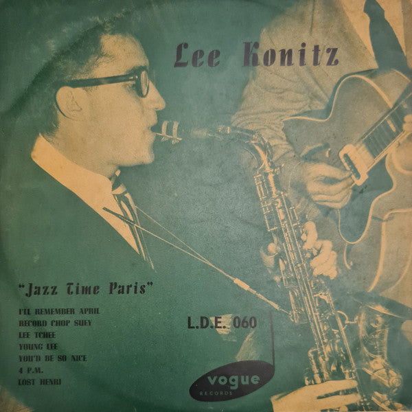Lee Konitz : Jazz Time Paris Vol. 3 (10")