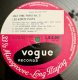 Lee Konitz : Jazz Time Paris Vol. 3 (10")