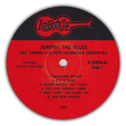 Joe Turner* With Pete Johnson's Orchestra : Jumpin' The Blues (LP, Album, RE)