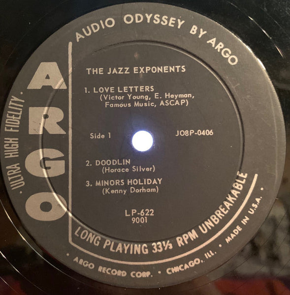 The Jazz Exponents : The Jazz Exponents (LP, Album, Mono)