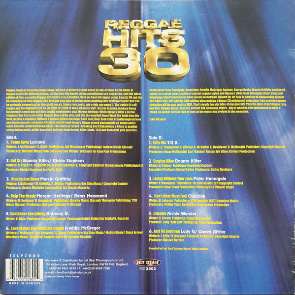 Various : Reggae Hits 30 (LP, Comp)