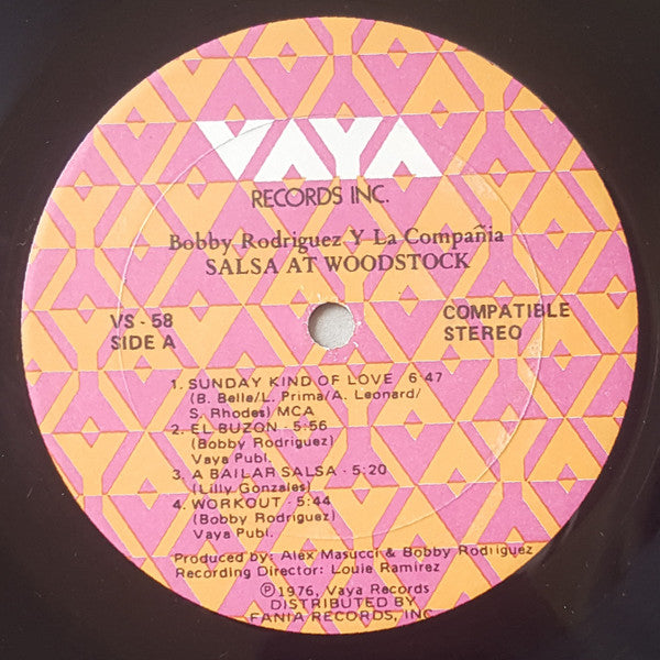 Bobby Rodriguez Y La Compañia* : Salsa At Woodstock (Recorded Live) (LP, Album)