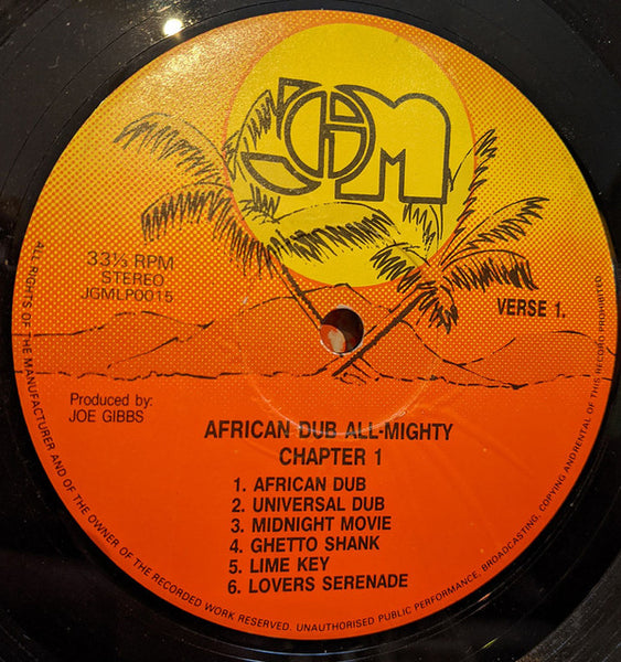 Joe Gibbs & The Professionals : African Dub - All-Mighty (LP, Album, RE)