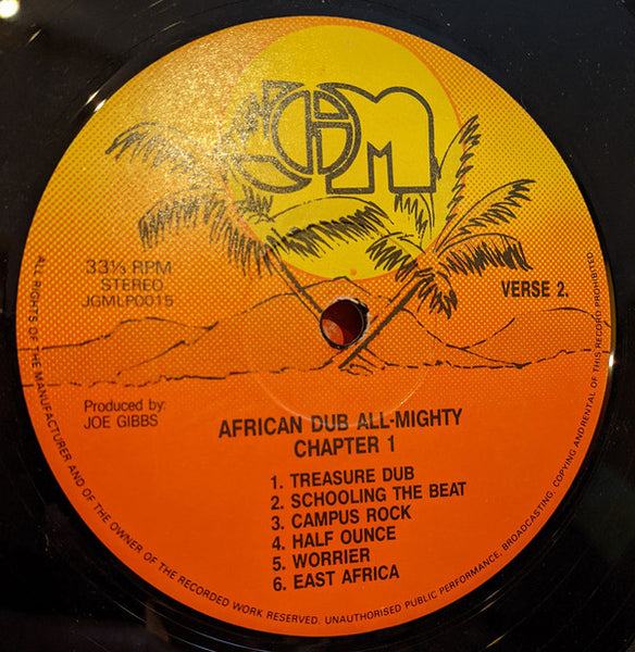 Joe Gibbs & The Professionals : African Dub - All-Mighty (LP, Album, RE)