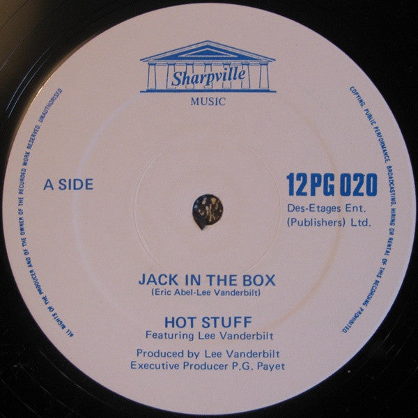 Hot Stuff (10) Featuring Lee Vanderbilt : Jack In The Box (12")