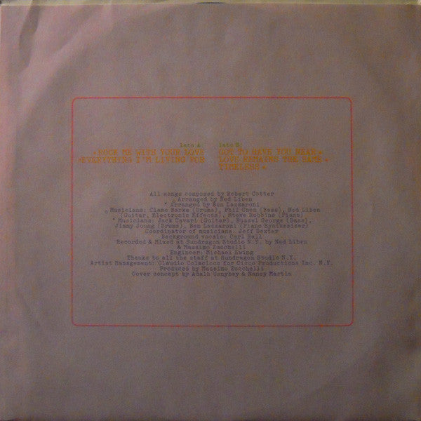 Robert Cotter : Timeless (LP, Album)