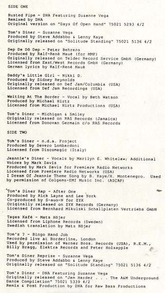 Various : Tom's Album (LP, Album, Comp)