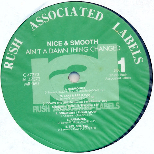 Nice & Smooth : Ain't A Damn Thing Changed (LP, Album)
