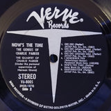 The Quartet Of Charlie Parker* : Now's The Time (LP, Album, RE)