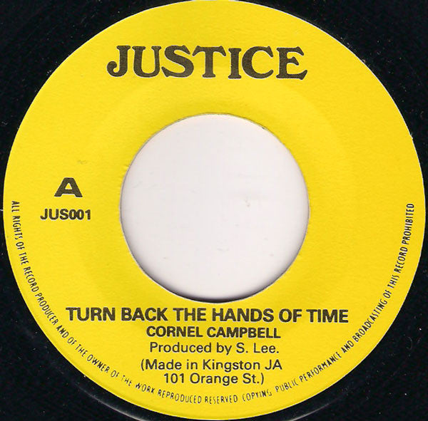 Cornel Campbell* : Turn Back The Hands Of Time (7")