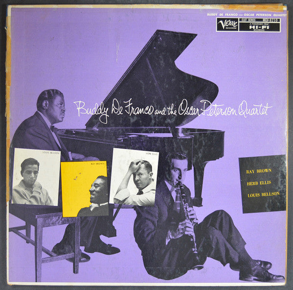 Buddy De Franco* And The Oscar Peterson Quartet : Buddy De Franco And The Oscar Peterson Quartet (LP, Album, Mono)