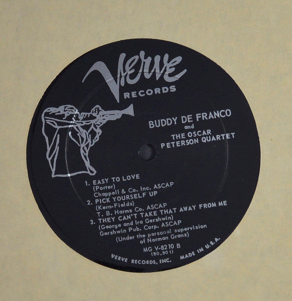 Buddy De Franco* And The Oscar Peterson Quartet : Buddy De Franco And The Oscar Peterson Quartet (LP, Album, Mono)