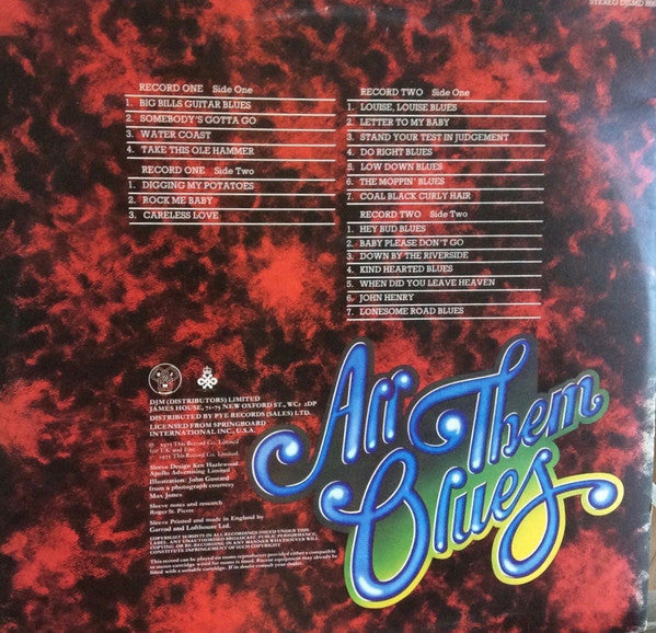 Big Bill Broonzy : All Them Blues (2xLP, Comp, Mono)