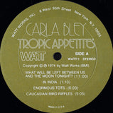 Carla Bley : Tropic Appetites (LP, Album)