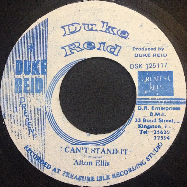 Alton Ellis : I Can't Stand It (7", MP, RE)